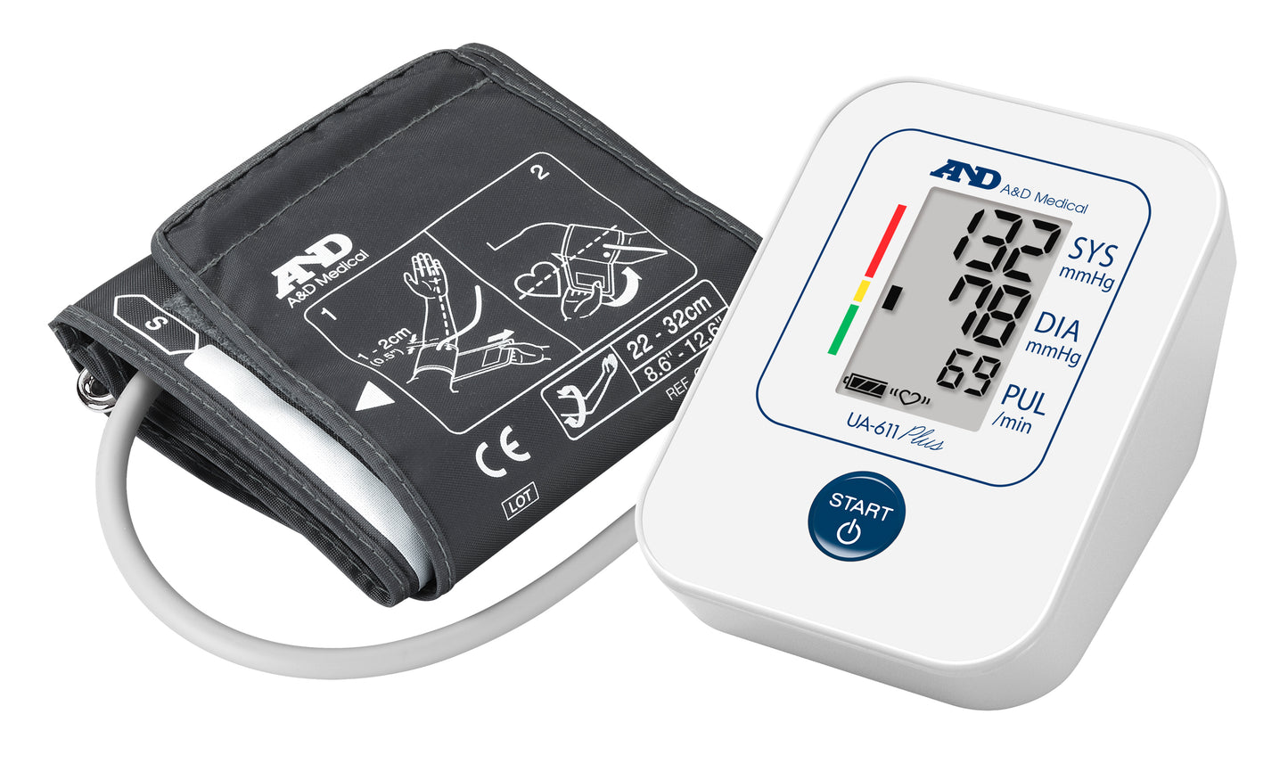 A&D Medical UA-611 Plus Blood Pressure Monitor with AFib Screening