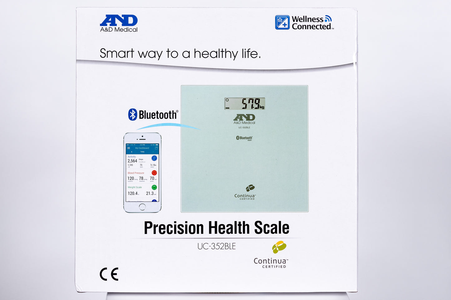 A&D Medical UC-352BLE Bluetooth Connected Smart Scale