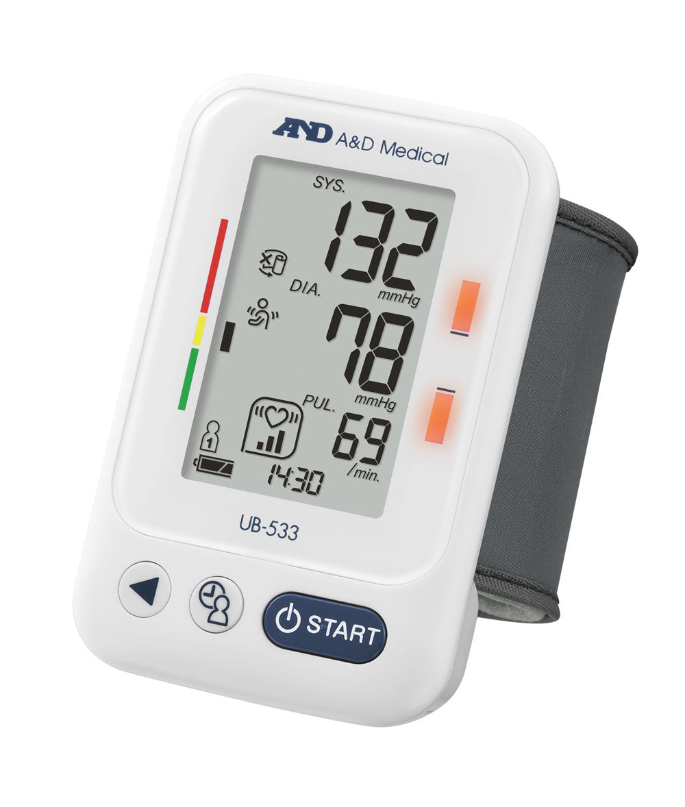 A&D Medical UB-533 Wrist Blood Pressure Monitor with atrial fibrillation screening