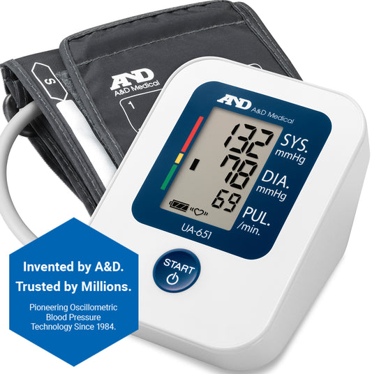 A&D Medical UA-651 Blood Pressure Monitor GP Supplied - Tested for Accuracy with Clinical Validation