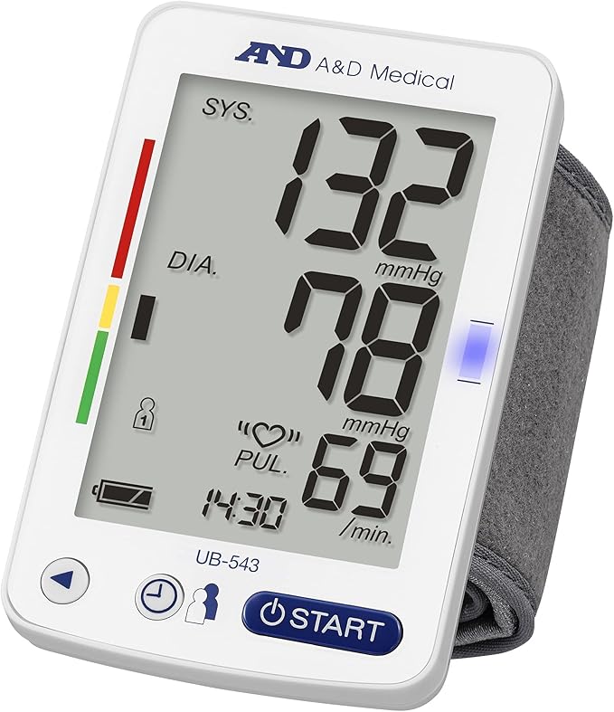 A&D Medical UB-543 Wrist Blood Pressure Monitor